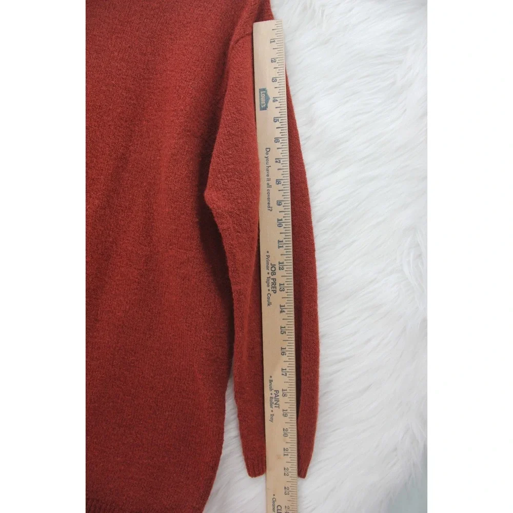 Vintage Limited Wool Orange Crewneck Pullover Sweater M Heritage Grandpacore